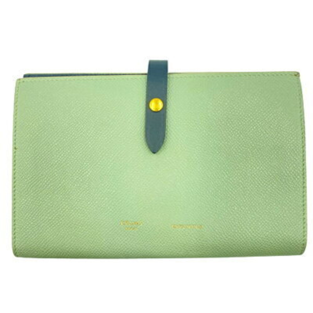 Celine Multi Function Strap Navy Blue Gree Wallet… - image 1